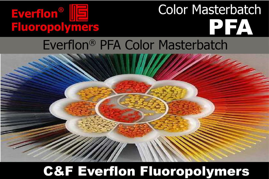 Color Masterbatch/ PFA Color Concentrate / Virgin Pellets / 10 Standard Color Supply