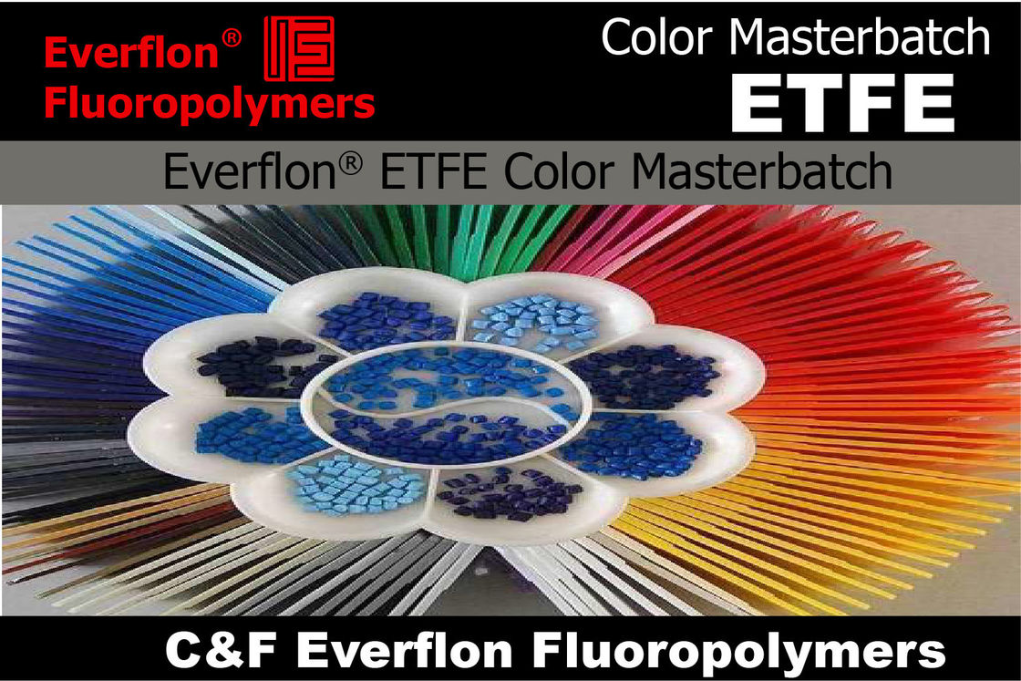 Color Masterbatch/ ETFE Color Concentrate / Virgin Pellets / 10 Standard Color Supply